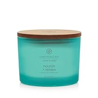 Chesapeake Bay Candle Mind & Body 3-Wick Coffee Table Jar Candle, Nourish + Renew (Coconut & Sandalwood)