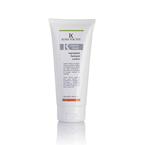 Kosmforyou Moisturizing Nourishing Soothing Elasticizing Hand Cream voor droge, schrale en gevoelige huid. Biologische ingrediënten (100 ml)
