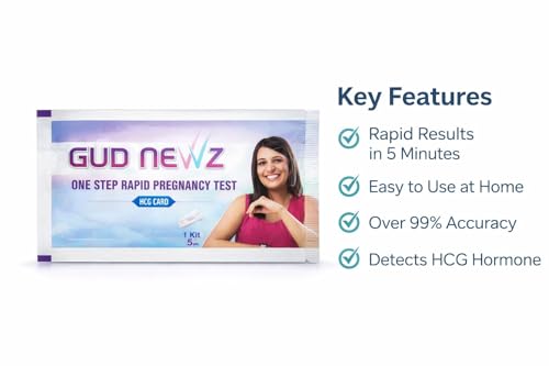 Image of Pregnancy Test Kit for Women (Pack of 3)- Home Use hCG Urine Test Device - Quick Result Window - Easy to Use