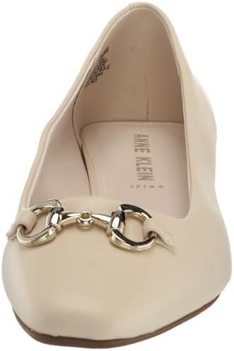 Anne Klein Women's Cora Ballet Flat, Off White, 7 | Image 1