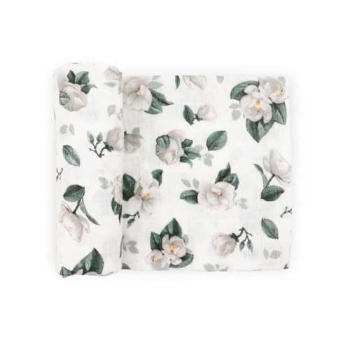 Image of Little Unicorn Muslin Swaddle Blanket for Newborns & Infants | Soft & Breathable Fabric | Baby Blanket for Swaddling, Nursing, Shower Gifts (Magnolia)