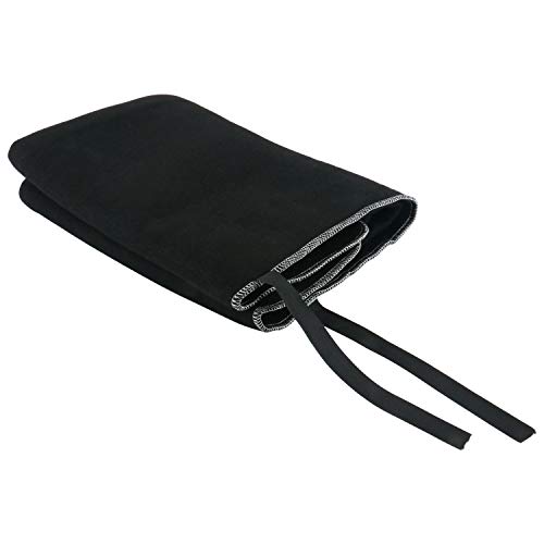 Yaetek 39'' X 39'' 1/8" (3Mm) Thickness 3' X 3' Feet High Temp Welding Blanket, Pre-Oxygenated Carbon Fiber Material, Black Fire Retardant Protective Blanket #TOP2