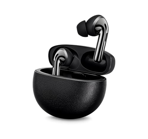 Image of Original Bluetooth for OnePlus Buds Pro 3 Premium Earbuds with Advanced Spatial Audio, Powerful Bass Drive, Smart Adaptive Noise Cancellation, Fast Auto Pairing (Black)