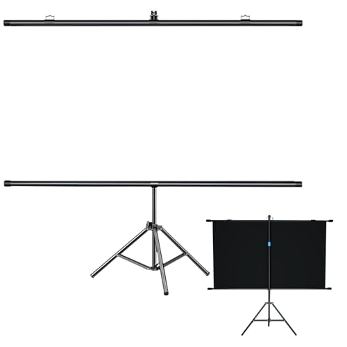 Tragbare Projektor-Leinwand mit Ständer, 182,9 cm (72 Zoll), HD, mobile Filmleinwand mit automatischer Verriegelung, für Heimkino, Hinterhof-Partys, Filmabende im Freien (4:3...
