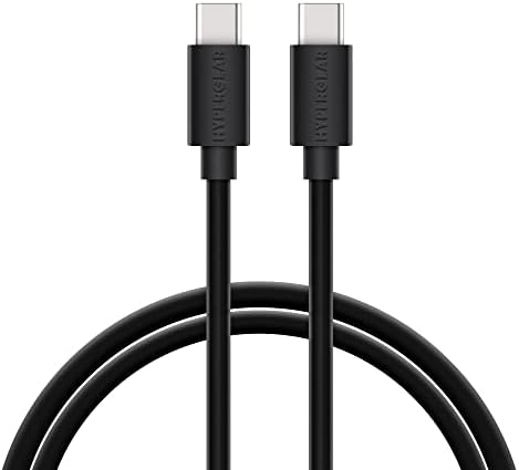 Hypergear USB-C USB-C Kablo, Siyah