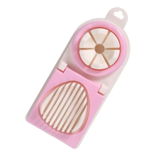 TOYZFRIENDY 多機能ステンレス製エッグカッター ゆで卵スライサー キッチン用卵半切りツール フルーツ調理向け 家用簡単切り器 対応
