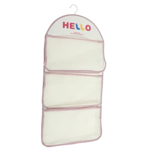 Cabilock Hanging Sock Organizer Non Woven Storage Bag with Transparent Window for Accessories and Small Items Space Saving Door Closet