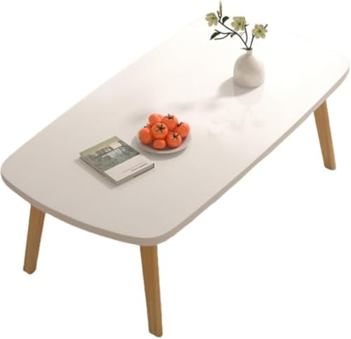 Xiraivke矮?コーヒーテーブル 折りたたみ式無垢材 テーブル脚一体型組立不要 家庭用リビングルーム用 ナチュラルデザインローテーブル コンパクト小型省スペース コーヒー・小物置きに最適?