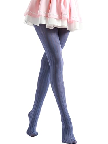 Image of Sahabowi Women Tights, Sheer High Waist Pantyhose, Vintage Control Top Stockings, Siwa7