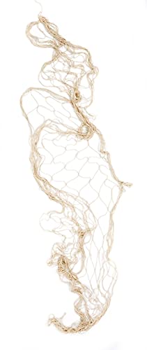 Glorex 6 1860 101 - Fishing Net 100 x 200 cm Neutral, Natural