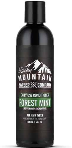 Men's Conditioner - Made in Canada - Featuring Peppermint and Eucalyptus Oil and No Added Fragrance – 8oz by Rocky Mountain Barber Company