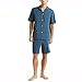 Nautica Sustainably Crafted Plaid Camp Sleep Shirt, Ensign Blue, XX-Large