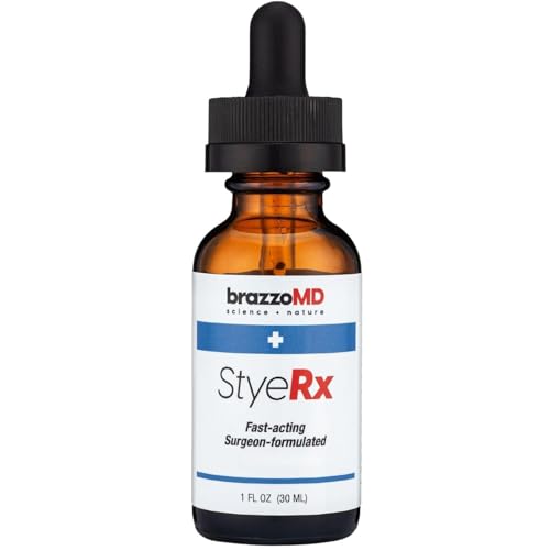 brazmedics brazzoMD Stye Relief - Physician-formulated - Assists Chalazions, Made with Arnica &...