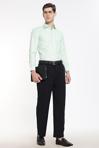 Image of Men's Solid Formal Shirt | Premium Cotton Rich Full Sleeves Shirt | Comfort Fit Office Wear Shirt with Single Chest Pocket | Stylish Casual & Formal Shirt for Men