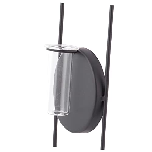 STOBAZA Oval Wall Candlestick Wall Mounted Candle Holder for Use Decorative Sconce for Flower Arrangement Easy to Install Lightweight Modern Design