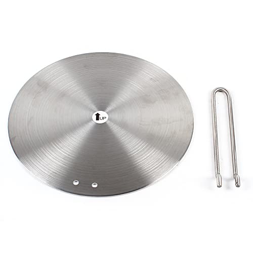Placa de distribución de calor de 9,45 pulgadas, placa adaptadora de inducción, accesorios de cocina, acero inoxidable para gas eléctrico, vitrocerámica, cocina de inducción, placa de distribución de