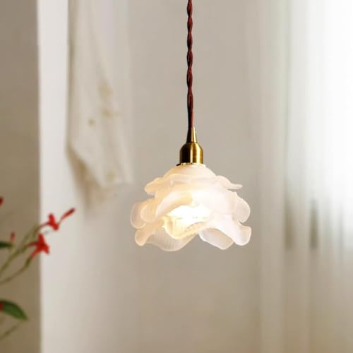 Lámpara E27 de techo colgante LED tipo candelabro de cristal 7