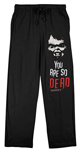 Bioworld Chucky So Dead Men's Black Sleep Pajama Pants