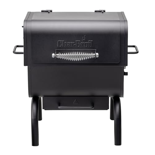 Char-Broil Barbecue au charbon de bois portable 2Go avec entrée d'air réglable, combinez-le avec M/L pour former un fumoir décalé