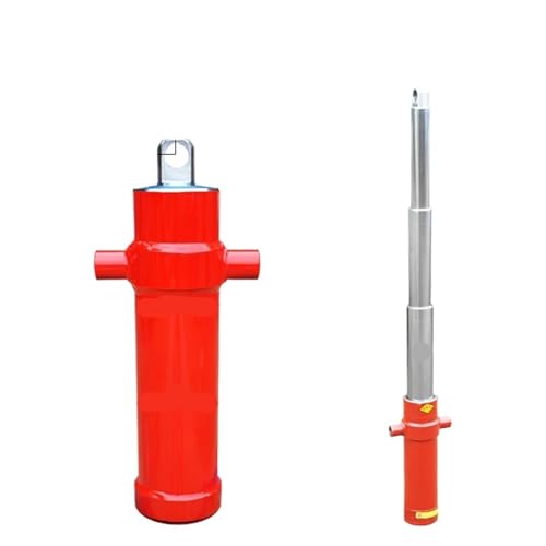 Compatible con cilindro hidráulico 3TG-E71, cilindro telescópico de 750 mm de carrera for accesorios de vehículos agrícolas.