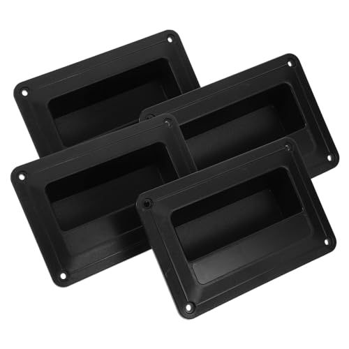 SHOWERORO 4 pcs Sturdy Plastic Speaker Side Handles Replacement Audio Speaker Accessories for Convenient Installation and Easy Operation Lightweight and Portable