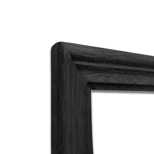 Image of Handmade Wooden Rectangular Photo Frame, 12 X 18 inch Display for Artworks, Pictures and Photos of Your Loved Ones, Best for Home, Office, Wall Decor, Living Room, Bedroom, Black