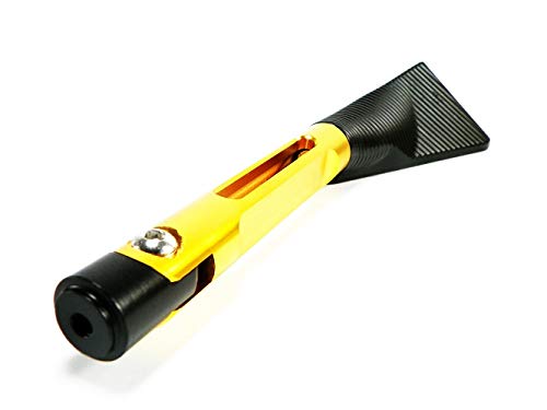 Kit Retrovisor Tomok+Manete Curto+Manopla Esportiva c/Peso Honda CB300R Dourado