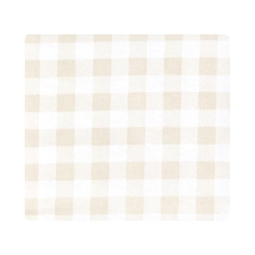 Image of Little Treasure Hudson Baby Cotton Poly Flannel Receiving Blankets Multipack, Grey Neutral Safari, 30x30 inches