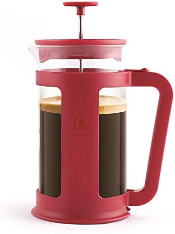 Bialetti - Smart French Press: Yaklaşık 1L kapasiteli kahve hazırlayıcı - Kırmızı Polipropilen Gövde - Bulaşık Makinesinde Yıkanabilen Borosilikat Cam Sürahi - Paslanmaz Çelik Filtre Sistemi - Görsel 5