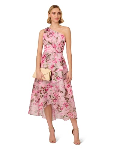 Image of Adrianna Papell Printed High-Low Dress
