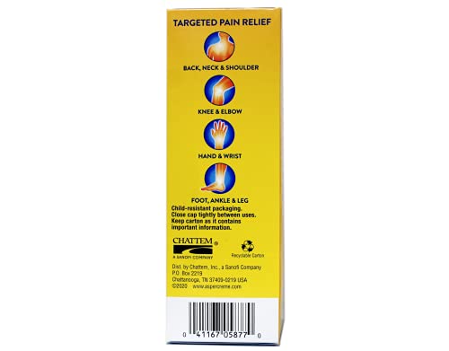 Aspercreme Pain Relieving Creme with Lidocaine Maximum Strength - 2.7 oz, Pack of 3