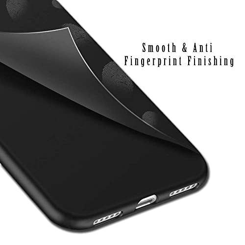 Image of Mobile Back Cover Case for Samsung Galaxy A11 (Silicone Case|CameraProtection|Black SC1510)