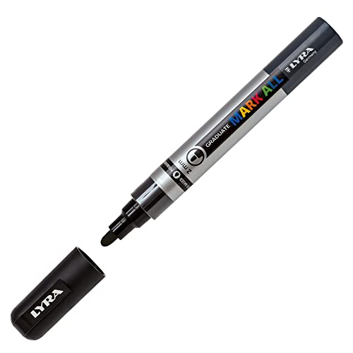 LYRA 6 Mark All Permanent Graduate Markers 2mm (Black)