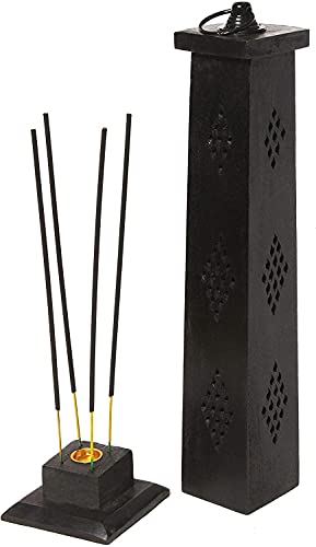 Porte-encens en bois artisanal de qualité pour temple zen - 2
