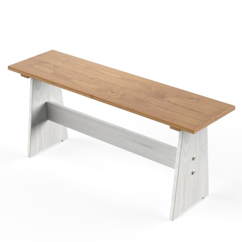 Image of Breakfast Nook Dining Table Set - Corner Dining Table Set for 4-6 People, Extra Long Solid Wood L Shaped Kitchen Nook Dining Set, Space Saving Booth Seating with Bench for Small Spaces, white