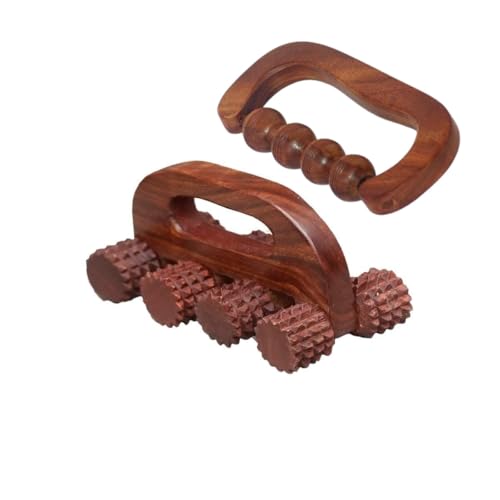 Crystal Wooden Acupressure Back Pain Relief Massager Set | 8-Wheel Body Roller (6x3) Wooden Handle Neck & Shoulder Massager (5x3) Improves Blood Circulation Multi-Purpose Set of 2 (B0DDXPYL9D) Amazon Price History, Amazon Price Tracker