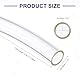 QUARKZMAN PVC Schlauch 22mm ID x 28mm OD (3 Meter) - Aquarium Schläuche - Gummischlauch Bierschlauch flexibel, lebensmitteltauglich & transparent für Trinkwasser, Haushalt und Industrie