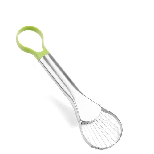 Trancheuse D'Avocat Polyvalent Couteau à Avocat en Acier Inoxydable Facile à Peler pour Avocat Mango Papaya