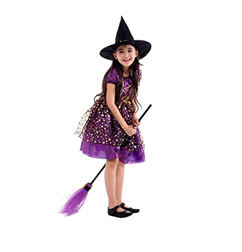 Shopzinia Elegant Witch Girl Halloween Costumes 8-10 Y