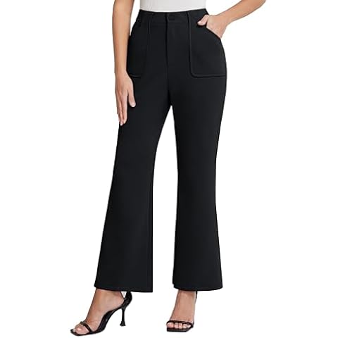 Belle Poque Women's Elegant Bootleg Trousers Cover
