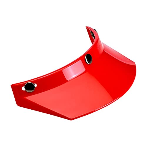 Biltwell - Casco Moto Visor, colore: Rosso