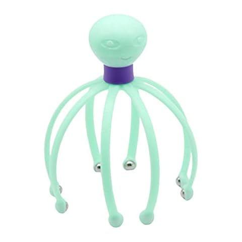 Octopus Claw Massager Plastic Stress Releaser Tool Flexible Head Massager for Deep Relaxation Hair Stimulation and Stress Relief Cover