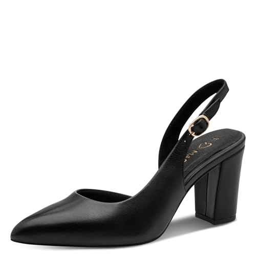 Marco Tozzi Damen Pumps weiches Feel Me Fußbett Leder Leder...