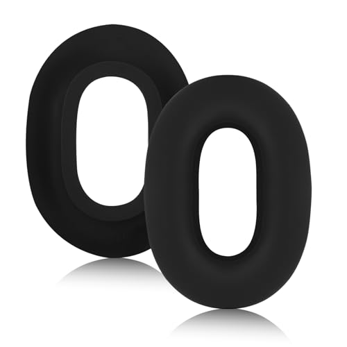 Fundas de silicona resistentes al sudor para almohadillas Sony WH-1000XM5 - Cubiertas lavables para almohadillas de auriculares inalámbricos Sony WH-1000XM5 (Negro) miniatura 1