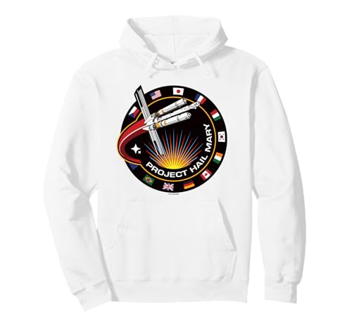 Project Hail Mary Spaceship Mission Badge Poster パーカー