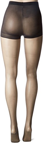Image of L'eggs Women's Silken Ultra Sheer Run Resist Panty Hose, Jet Black, A