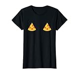 Cute Funny Pizza Bra Art Design Tee Shirts
