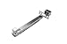 Don-Jo 1578 Solid Brass Concealed Screw Mount UL Rated Surface Bolt, Satin Chrome Plated, 8" Length