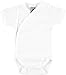 BABIDU 1157 Body m/c Cruzado Canale 1x1 Ropa de Bautizo, Blanco (Blanco 1), Bebé Prematuro (Tamaño del Fabricante:00) Unisex bebé