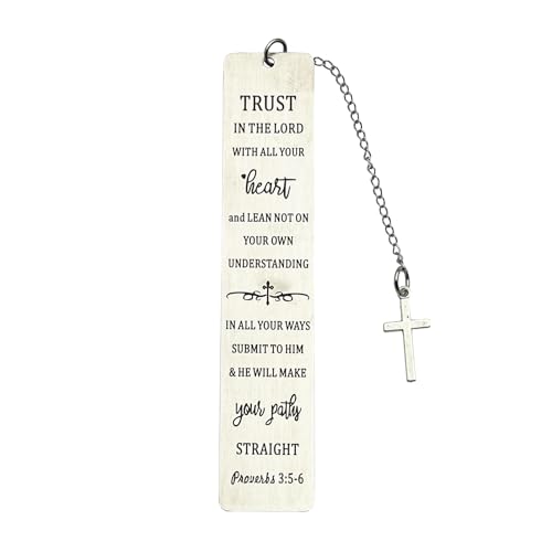 Bible Bookmarks Book Markers Metal Christian Bookmark Gift Accessories (Trust in the Lord)